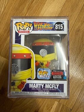 Funko Marty McFly Vinyl Figure Yellow Helmet with Red and Black Accents #815